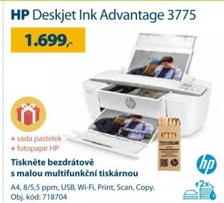Tiskárna HP Deskjet Ink Advantage 3775