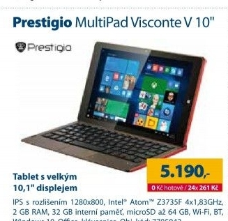 Tablet Prestigio MultiPad Visconte V 10&quot