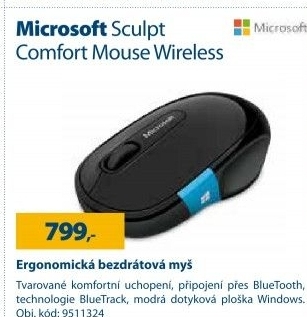 Bezdrátová myš Microsoft Sculpt Comfort Mouse Wireless