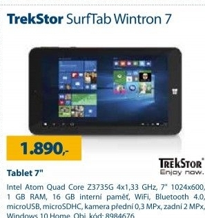 Tablet Trekstor SurfTab Wintron 7&quot