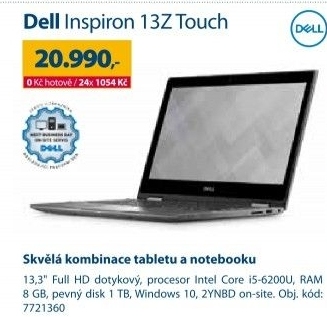 Notebook Dell Inspiron 13z Touch