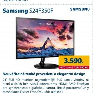 LCD monitor Samsung S24F350F