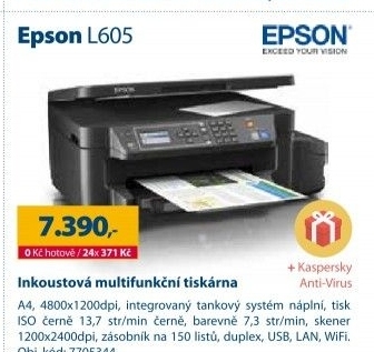 Multifunkční tiskárna Epson L605