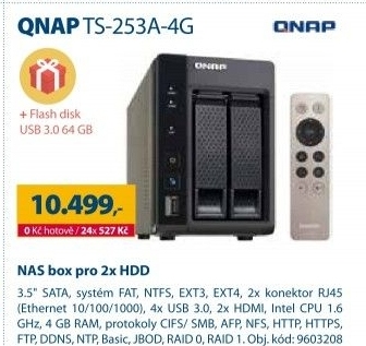 Datové úložiště QNAP TS-253A-4G