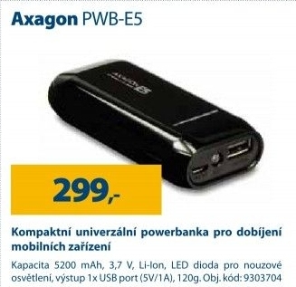 Power bank AXAGON PWB-E5