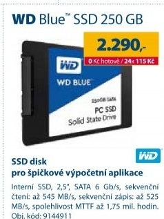 SSD disk WD Blue 250GB