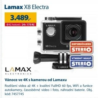 Kamera Lamax Action X8 Electra