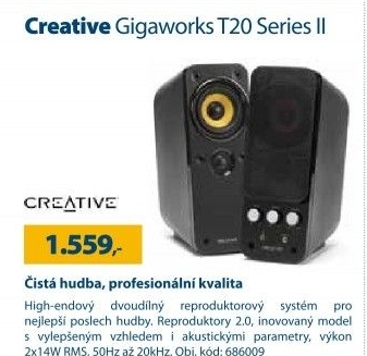 Reproduktorový systém Creative Gigaworks T20 Series II