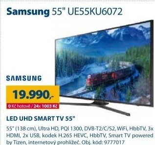 LED televize Samsung UE55KU6072