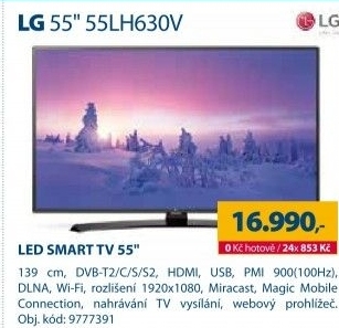 Smart LED televize LG 55LH630V