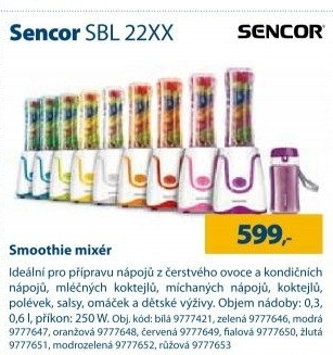 Smoothie mixér Sencor SBL 22xx