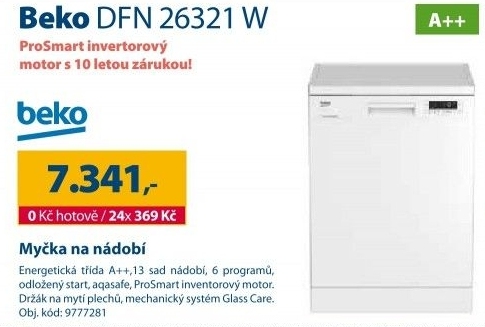 Myčka nádobí Beko DFN26321W