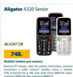 Mobilní telefon Aligator A320