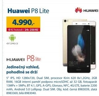 Mobilní telefon Huawei P8 Lite Dual Sim