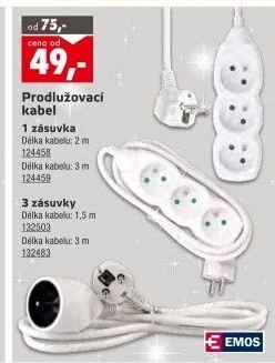 Prodlužovací spojka Emos