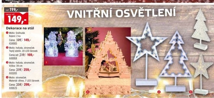 Svítící LED dekorace