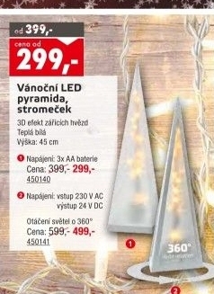 Svítící LED dekorace