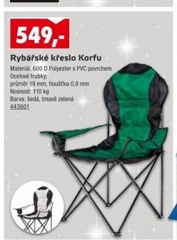 Rybářské křeslo