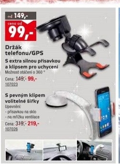 Držák telefonu do auta