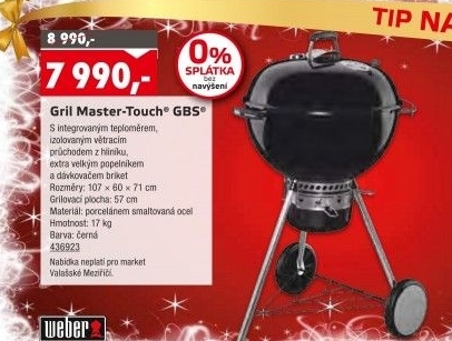 Gril Weber Master - Touch GBS