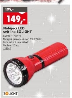 LED svítilna Solight