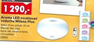 Aroma LED osvěžovač vzduchu Milano Soehnle