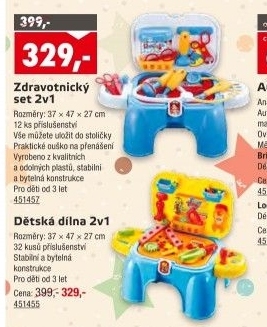 Dětský zdravotnický set Buddy Toys