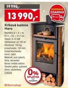 Krbová kamna Haro Romotop