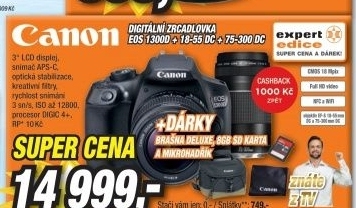 Canon EOS 1300D + 18-55 DC + 75-300 DC
