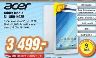 ACER Iconia B1-850-K9ZR/Android