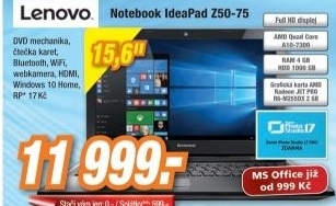 LENOVO IdeaPad Z50-75 (80EC00LPCK)/WIN10