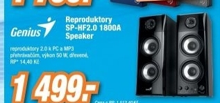 GENIUS SP-HF2.0 1800A Speaker