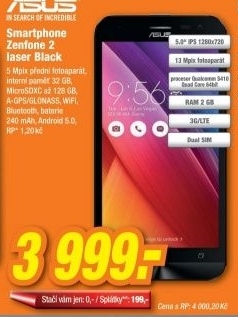 ASUS Zenfone 2 laser Black