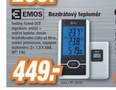 BEN E0107 TEPLOMĚR BEZDRÁTOVÝ