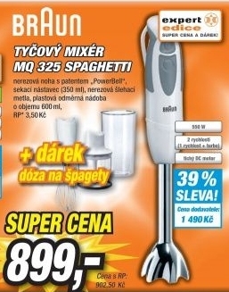 BRAUN MQ 325 Spaghetti