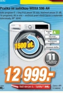 HOOVER WDXA 596 AH