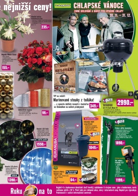 akční leták Hornbach 30.11.2016-3.1.2017