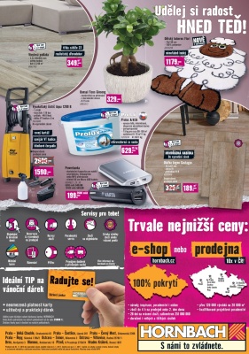 akční leták Hornbach 30.11.2016-3.1.2017