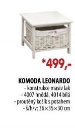 Komoda LEONARDO hnědá