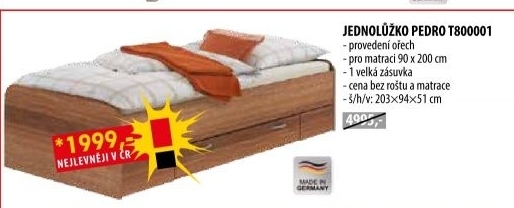 Jednolůžko PEDRO 1