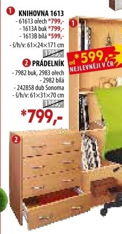 Knihovna 61613 ořech
