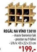 Regál na víno 13010