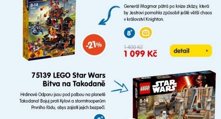 LEGO Nexo Knights Obléhací stroj zkázy generála Magmara!