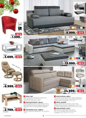 akční leták Kika nábytek 5.12.2016-23.12.2016