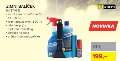 Zimní balíček Starline, sada 5 produktů