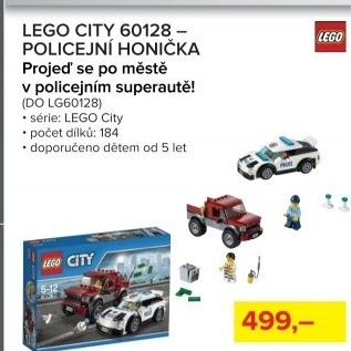 LEGO City 60128 Policejní honička