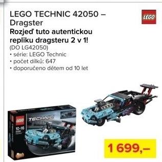 LEGO Technic 42050 Dragster