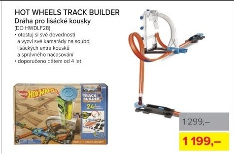 Dráha Hot Wheels Track Builder