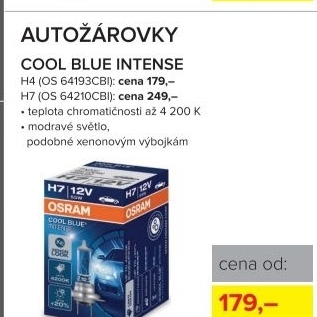 Autožárovka Cool Blue Intense, H7