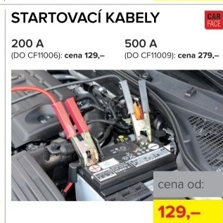 Startovací kabely CarFace, 200 A